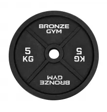 Диск олимпийский BRONZE GYM чугунный 5 кг